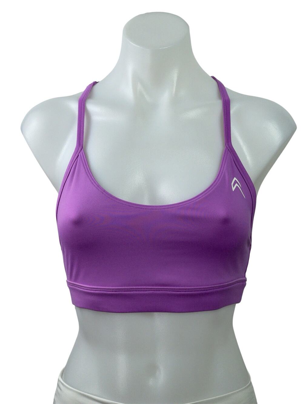 Oner Active Everyday Purple Racerback Workout Active Sports Bra Crop Tank Top S